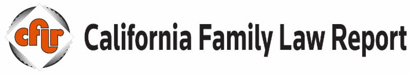California Family Law Report