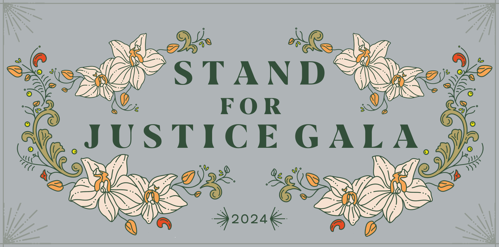 2024 Stand for Justice Gala Main Art